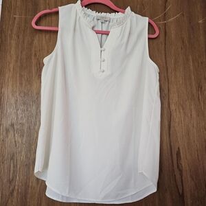 Loft outlet white blouse. Size small